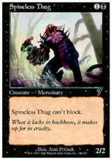 4x Spineless Thug MTG 7th Edition NM Magic Regular