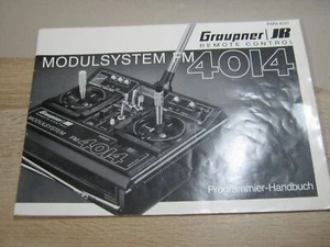 Graupner Anleitung 4014 Modulsystem Programmierhandbuch - Bild 1 von 1