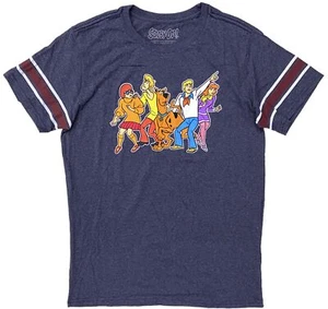 Scooby Doo Men's Officially Licensed Character Group Graphic Print Tee T-Shirt - Picture 1 of 1