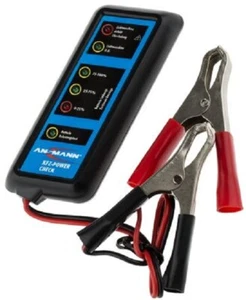 Ansmann CAR BATTERY TESTER 12V Lead Acid, Short Circuit Protected *German Brand - Picture 1 of 2
