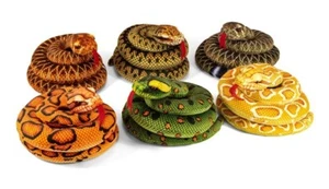 HGL 1.5M Snake Plush - SV15606 Soft Teddy Cobra rattle Cuddly Wild Random colour - Picture 1 of 3