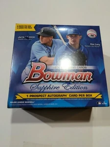 2021 Topps Bowman Sapphire Edition Baseball Box Online Exclusive - Picture 1 of 2