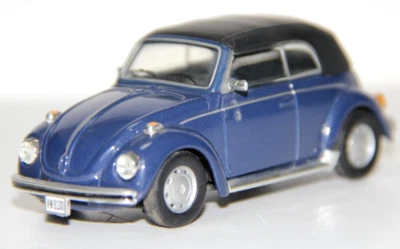 HONGWELL USATO 1:43 AUTO DIE CAST VOLKSWAGEN BEETLE MAGGIOLINO BLU 7 EDI 6 VARIE - Immagine 1 di 4