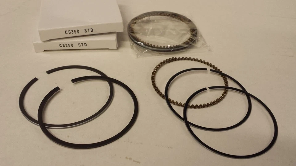Anillos de pistón Honda CB350 CL350 SL350 < 2 juegos > diámetro STD 64,0 mm - nueva reproducción Foto 1 de 1
