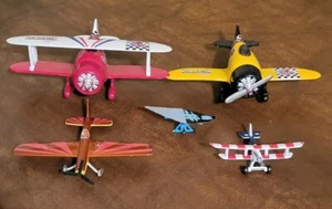 4 Toy Stunt Airplanes - the John American planes have working Pullback Mechanism - Picture 1 of 2