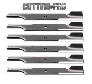 6- NOTCHED LAWN MOWER BLADES For 52" SCAG 482878 48108 481707 482462 - Picture 1 of 1