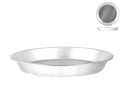 Stampo In Alluminio Conico Basso Liscio Cm 24 Argento Habi - Immagine 1 di 3