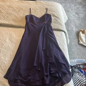 Alfred Angelo Women's Purple-Plum Cocktail Dress, Polyester, Size 4 - Picture 1 of 6