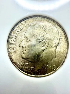 1948-D Roosevelt Dime – NGC MS 67 – Superb Mint State Silver! - Picture 1 of 4