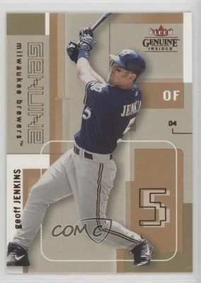 2004 Fleer Genuine Insider Geoff Jenkins #46 - Image 1 of 2