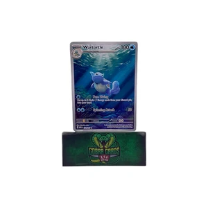 2023 Pokemon Wartortle #171/165 Holo Rare Illistration - Picture 1 of 2