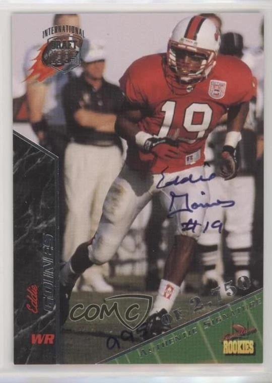 1995 Signature Rookies International Signatures /2750 Eddie Goines #32 Auto RC - Image 1 of 2