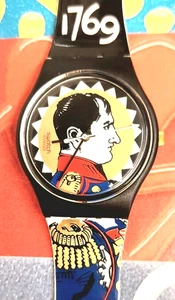 Swatch Watch AIGLON (Napoleon) GB158 1994 Standard Gents Rare Swiss Made Quartz - Picture 1 of 8