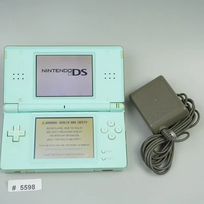 Nintendo DS Lite Console System USG-001 Region Free Blue w/ Wall Charger #5598 - Image 1 of 4