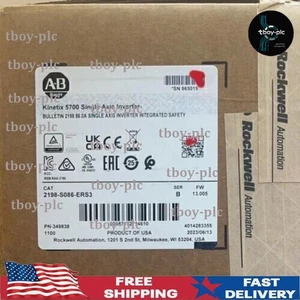 AB 2198-S086-ERS3 Kinetix 5700 Inverter AB 2198S086ERS3 New Sealed US Free Tax - Picture 1 of 2