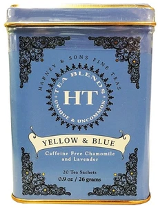 Harney & Sons Master gelbe & blaue Teedose - Kräutermischung aus Kamille,... - Bild 1 von 2