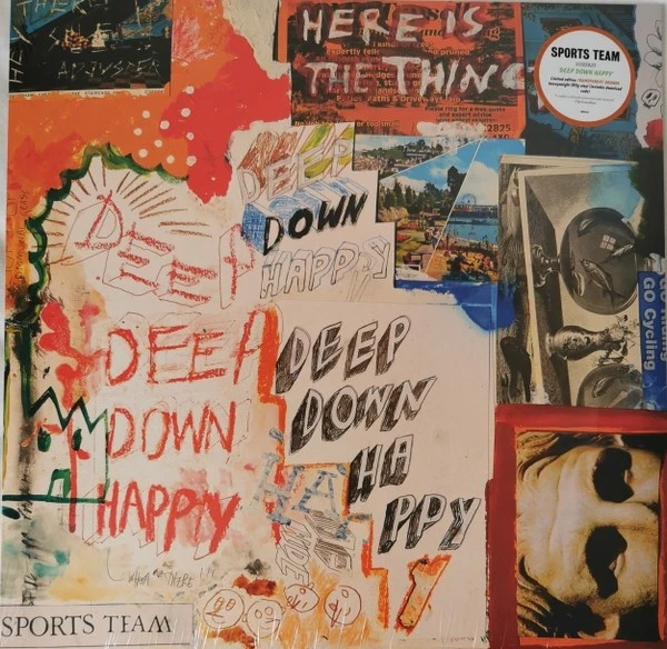 Sports Team – Deep Down Happy [New & Sealed] 12" Orange Vinyl - Image 1 of 1