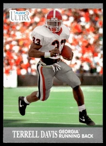 2013 Fleer Retro B Terrell Davis Georgia Bulldogs #41 - Picture 1 of 2