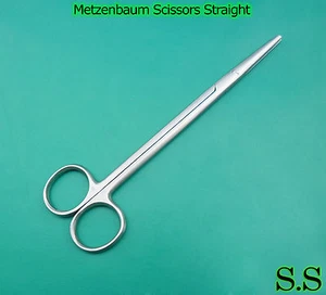 10 METZENBAUM Scissors 7" Straight Surgical Economy - Picture 1 of 3