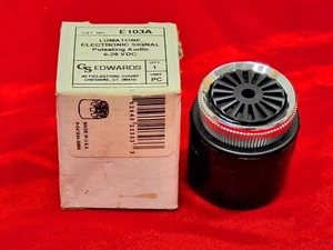 GS EDWARDS E103A Lumatone Electronic Signal, Pulsating Audio, 6-28 VDC, USA, NEW - Picture 1 of 6