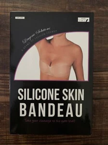 Lingerie Solutions Silicone Skin Bandeau Size XL Nude Silicone - Picture 1 of 2
