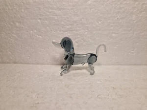 WUNDERSCHÖNE VINTAGE GLAS HUND MINIATUR FIGUR 70er Jahre - Bild 1 von 12