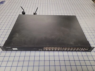 TRANSITION NETWORKS SM24TAT2SA-VT 24 PORT POE MANAGED SWITCH - Image 1 of 3