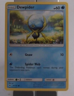 101PK032 - Dewpider - 32/131 - Forbidden Light - Common - NM - Image 1 of 2