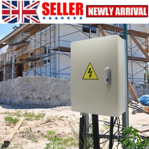 Electric Enclosure Distribution Box Wall Mounted Lockable IP65 Metal Waterproof - Picture 1 of 9