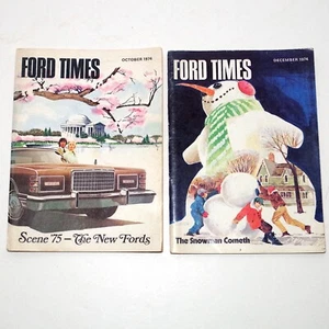 1974 Ford Times Magazine October & December - Imagen 1 de 1