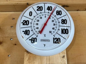 Indoor Outdoor Big and Bold Dial Thermometer, Wireless Thermometer NEW - Picture 1 of 10