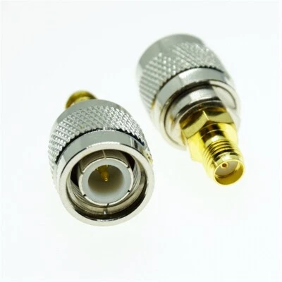 2pcs Connector TNC Male plug to SMA Female Jack RF Adapter Coaxial High Quanlity - Image 1 of 2