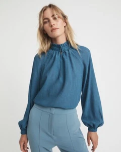 12 Witchery Gathered Blouse Top As New *BUY FIVE + ITEMS = FREE POST - Picture 1 of 1