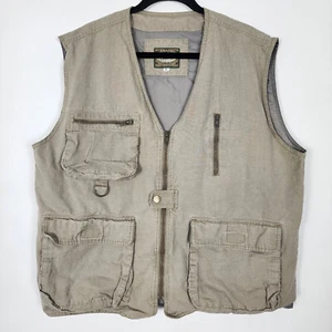 Cam-fis Travel Adventure Hunting Nature Outdoors Mens Large Sleeveless Vest - Picture 1 of 10
