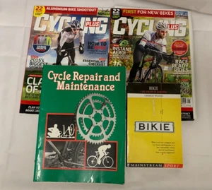 4x Cycling Books Cycle Repair & Maintenance Charlie Woods Bikie Cycling Plus - Picture 1 of 3