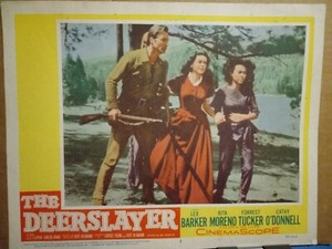 Lobby Card 1957 DEERSLAYER Lex Barker Rita Moreno Cathy O'Donnell