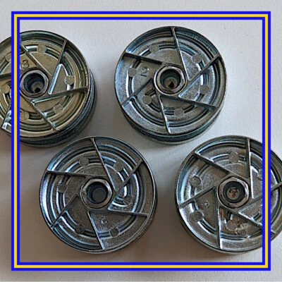 114670 X 4 ORIGINAL IKEA Metal Cam Essentric Wheel Nut, Malm Brusali Brimnes Bed - Image 1 of 4