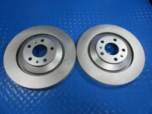 Bentley Continental Gt GTc Flying Spur rear brake rotors disc x2 #5814 - Foto 1 di 5