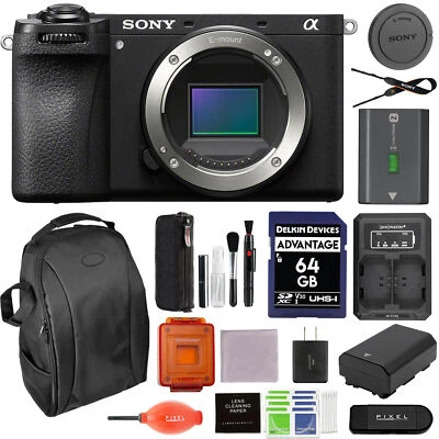 Sony Alpha A6700 Digital Mirrorless Camera w/ Accessories Bundle | Sony A6700