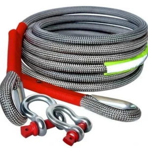🔥 Corde de Remorquage Ultra-Résistante – 5m avec manilles en Acier Solide - Imagen 1 de 16