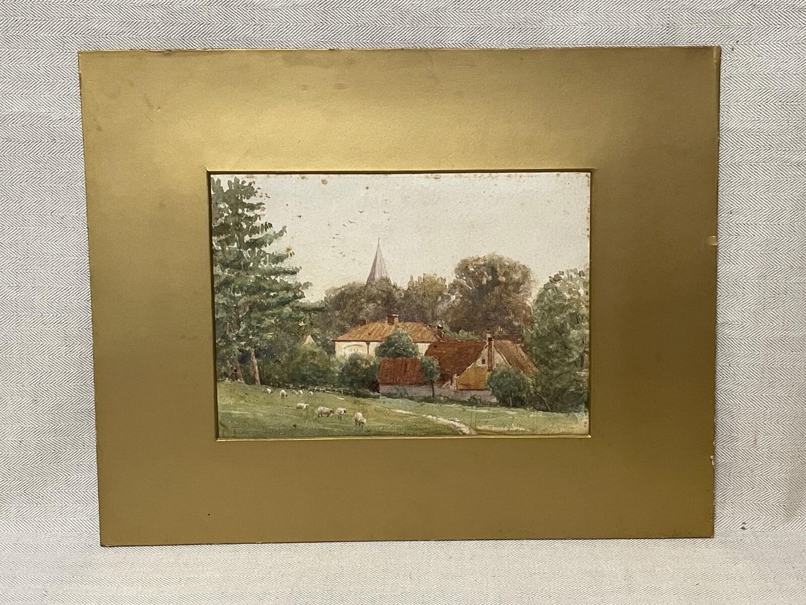 Will Anderson 19th Century Artist - Watercolour on Card - Surrey