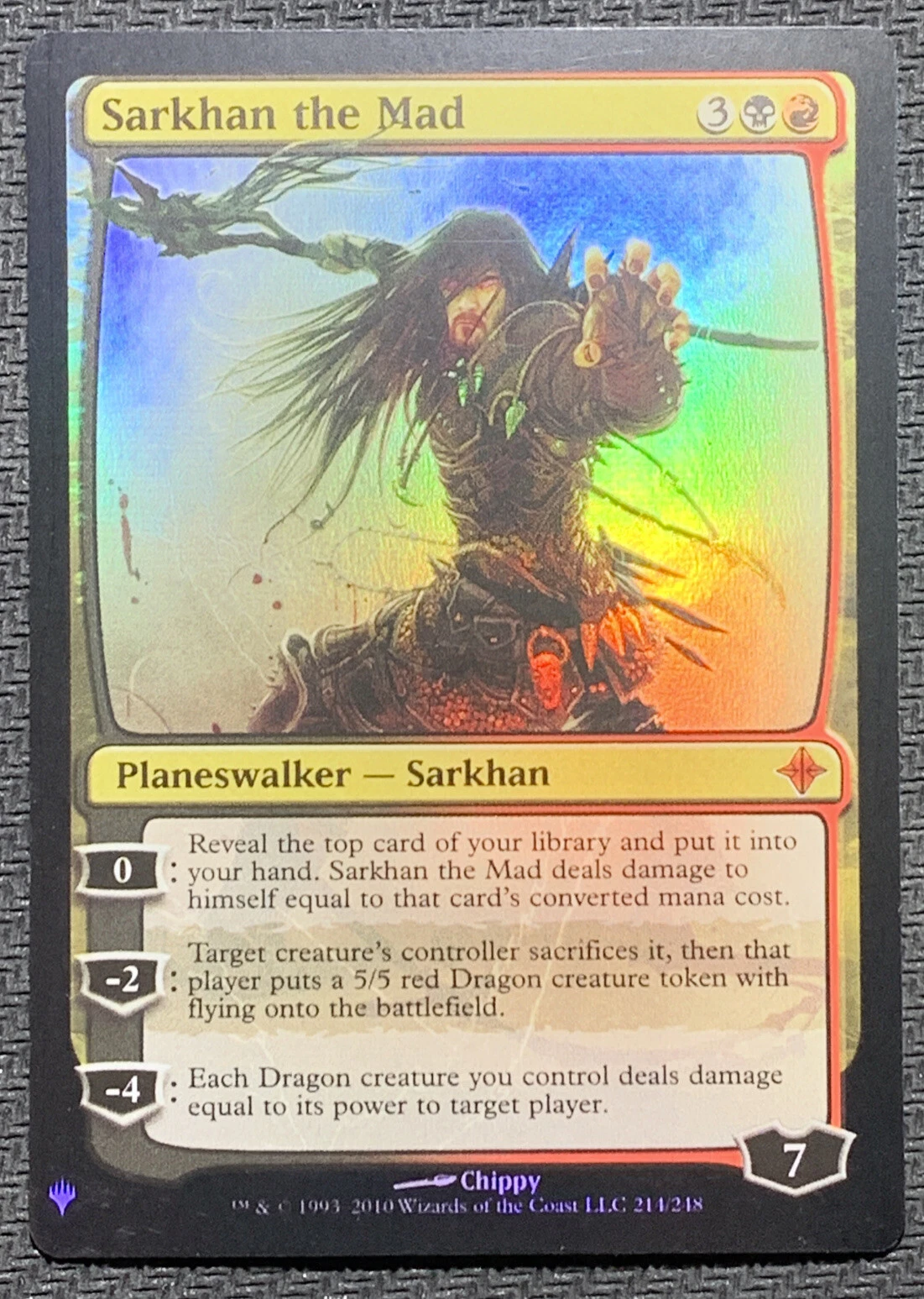 MTG - Sarkhan the Mad - Rise of the Eldrazi - Foil - Near Mint