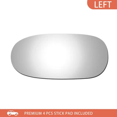 Mirror Glass For 1998-2004 Chevrolet Corvette Driver Side Left Side LH 2835 Flat - Image 1 of 4