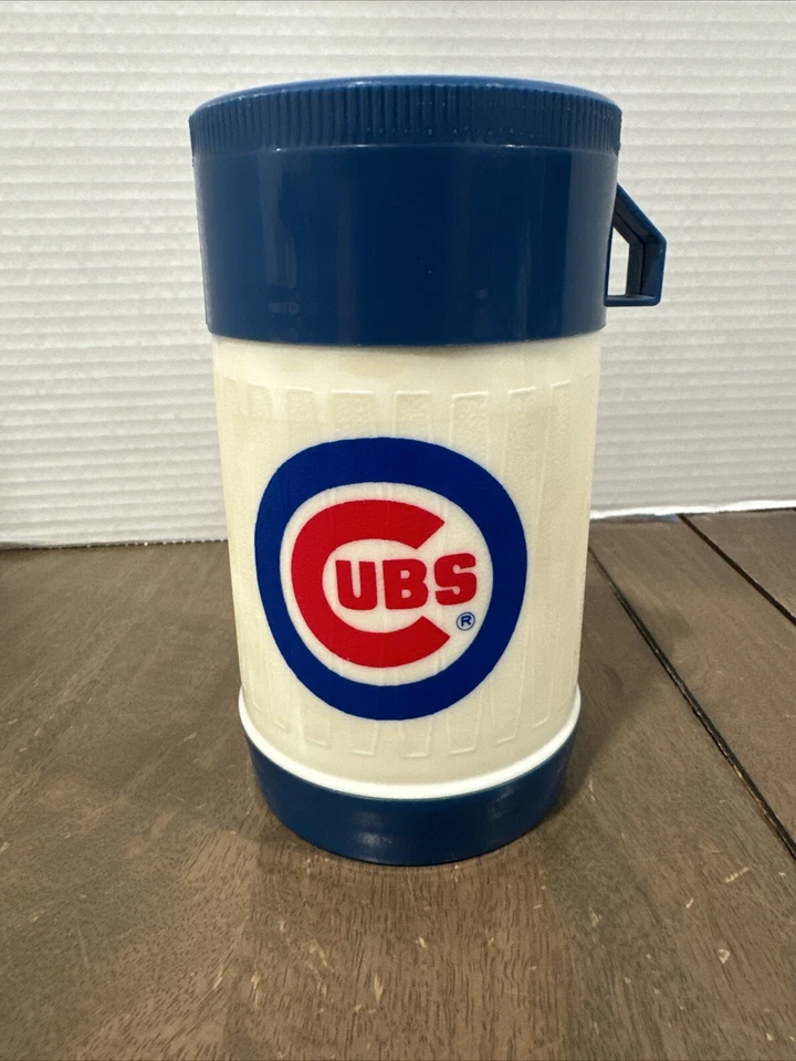 Vintage Chicago Cubs MLB Promo Arby’s Dads Root Beer Beverage Thermos Cooler Cup - Image 1 of 4