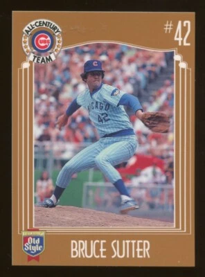 1999 Old Style Chicago Cubs All-Century Team Bruce Sutter quase perfeito/perfeito - Imagem 1 de 2
