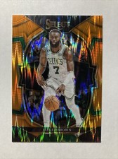 2022-23 Panini Select Concourse JAYLEN BROWN #32 Orange Flash Prizm Celtics