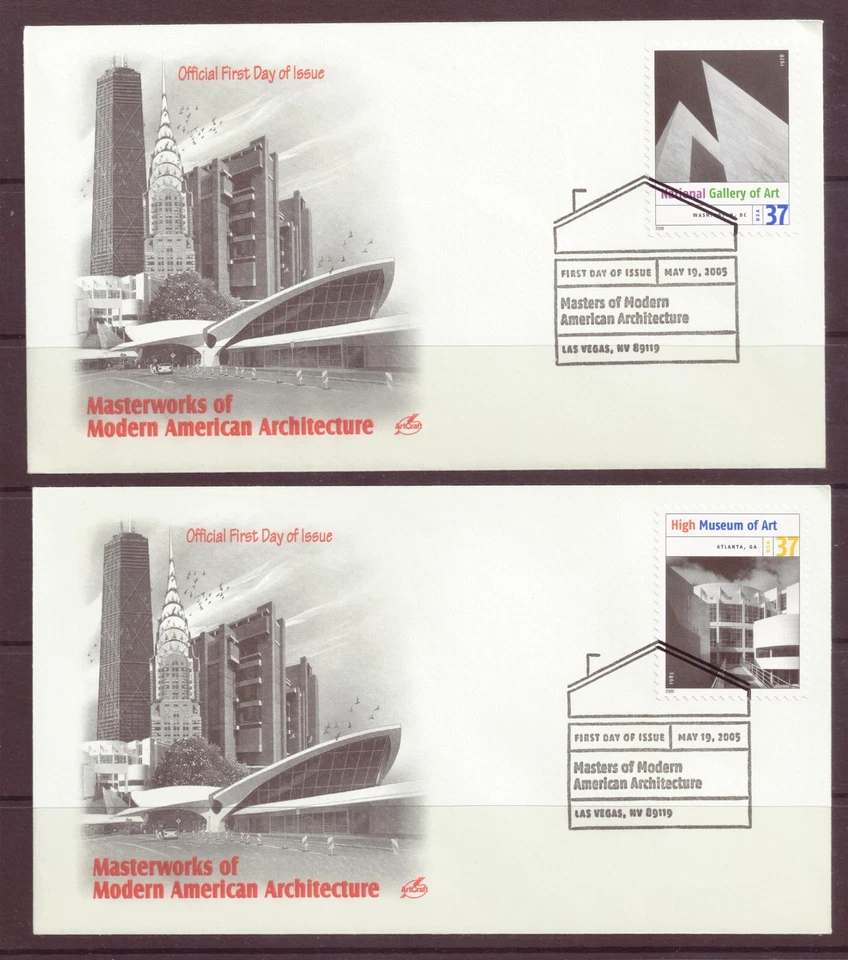 U.S., First Day Covers, Masters of Modern American Architecture, including Natio - Image 1 of 1