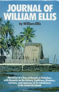 Journal of William Ellis: A Journal of a Tour around Hawaii, the Largest of th.. - Imagen 1 de 1