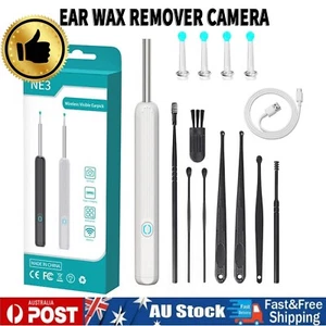Ear Cleaner Ear Wax Remover Camera Cleaning Removal Pick Tool Light Visual Scoop - Picture 1 of 17