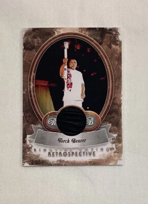 MUHAMMAD ALI 2011 RINGSIDE RETROSPECTIVE TRUNKS PATCH CASE TOPPER CARD #R31 1/10 - Image 1 of 2